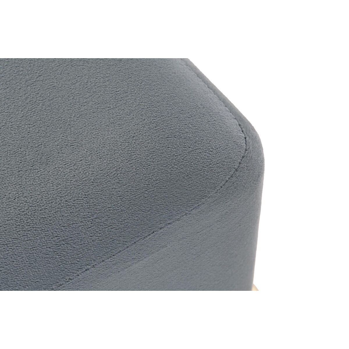 Sittpall DKD Home Decor 8424001850921 Blå Multicolour Gyllene Skum Metall Trä MDF 42 x 42 x 38 cm - 6