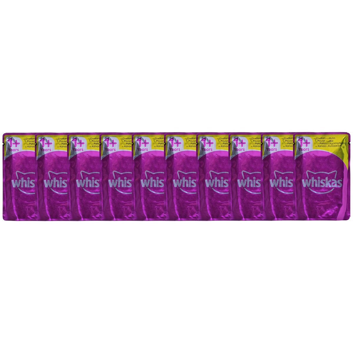 Kattmat Whiskas Pure Delight Kyckling Kalkon Anka Fåglar 40 x 85 g - 3