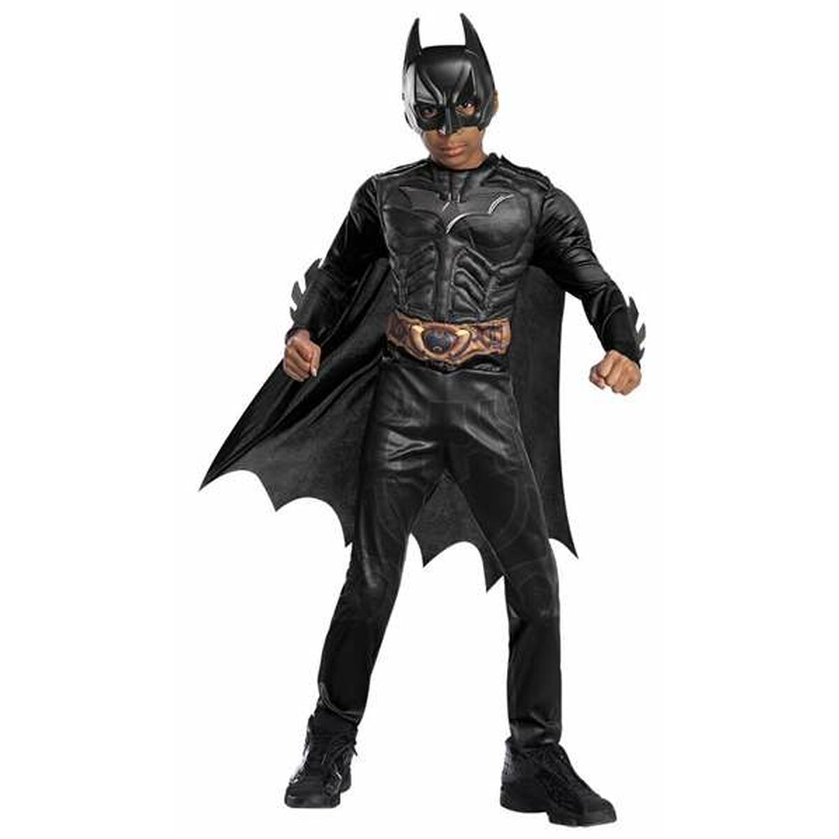 Maskeraddräkt för barn Rubies Black Line Deluxe Batman - 2