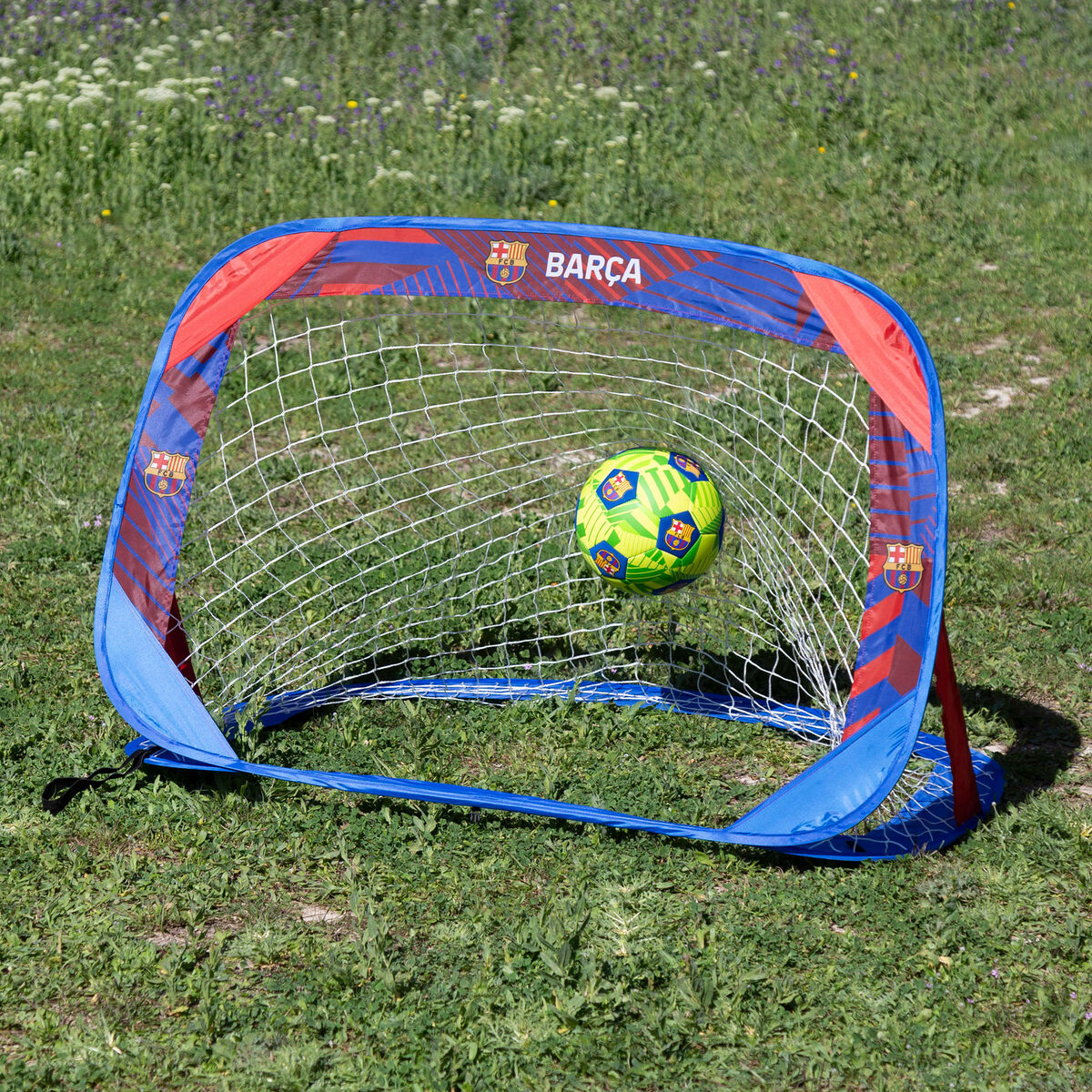 Fotbollsmål F.C. Barcelona 120 x 80 x 80 cm (2 antal) - 3