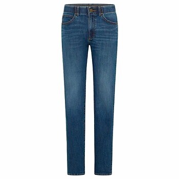 Jeansbyxor Herr Lee Slim Fit Mvp 30" Blå