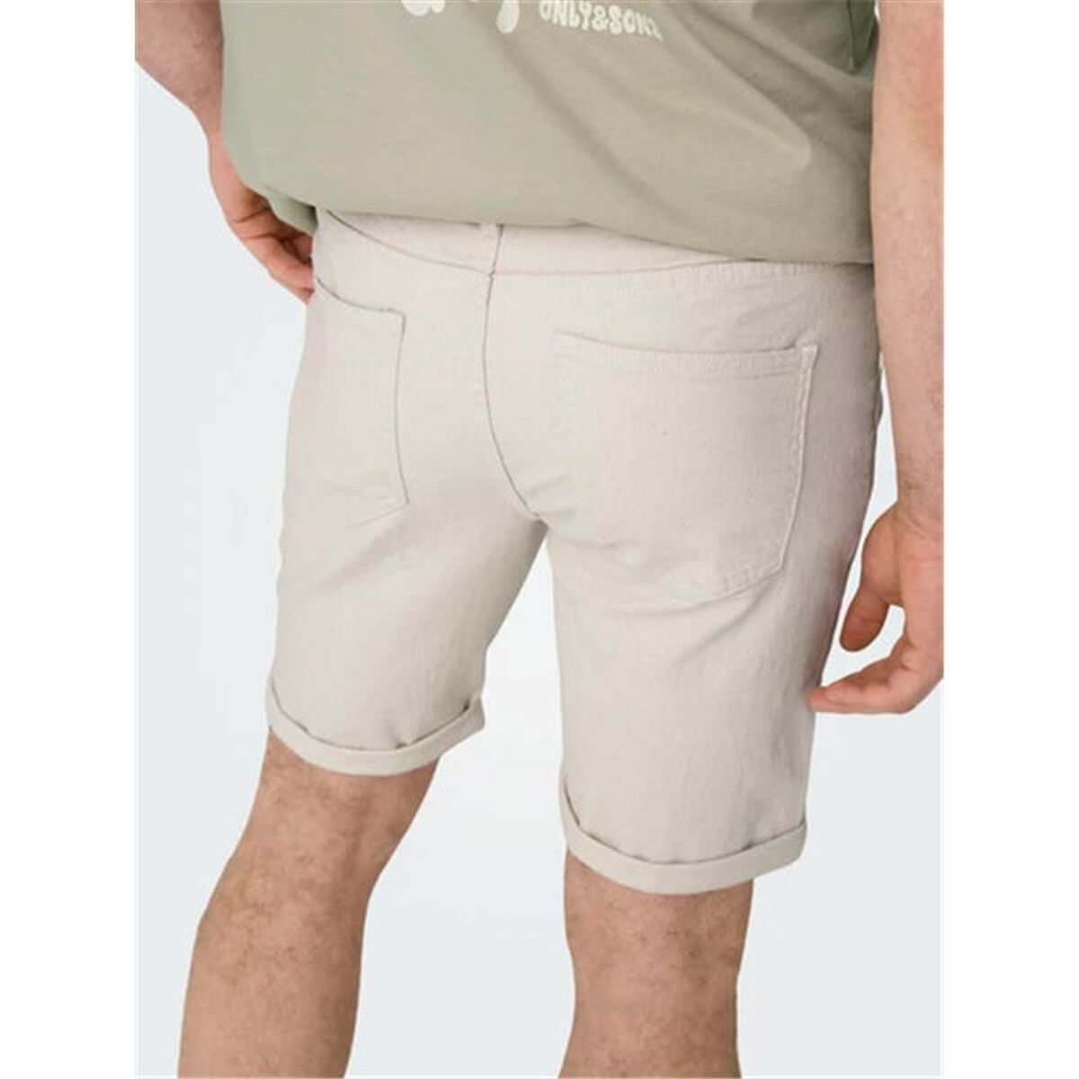 Herrshorts Only & Sons Onsply 9296 Ecru Beige - 4