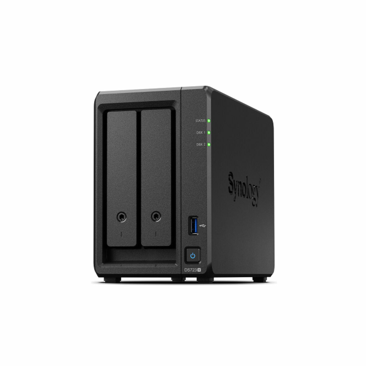 Nätlagringsenhet NAS Synology DS723+ Svart AM4 Socket: AMD Ryzen™ AMD Ryzen R1600