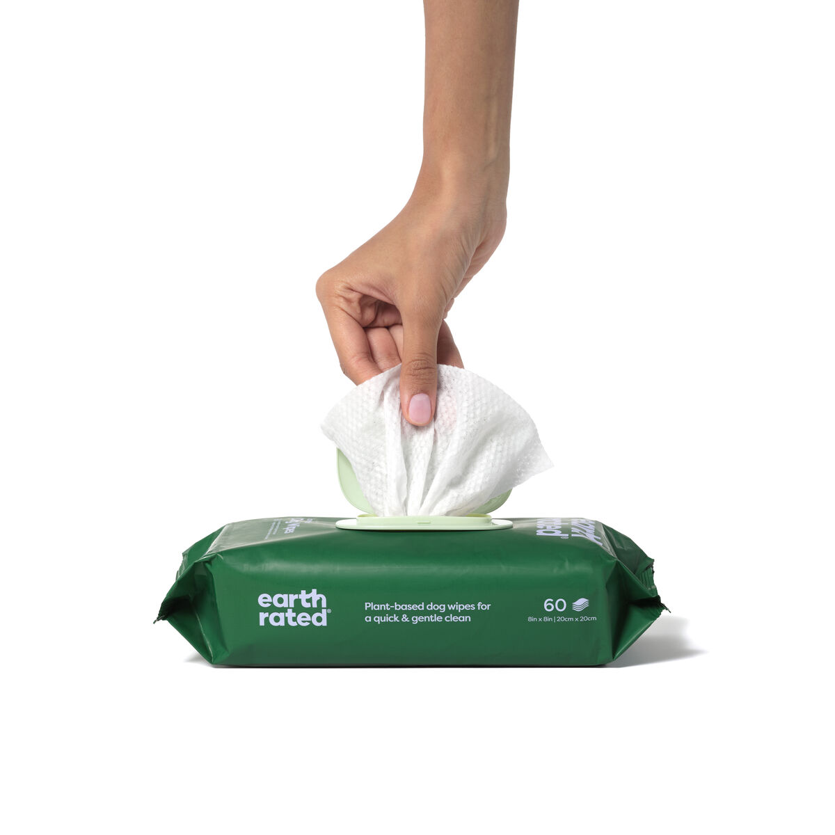 Våtservetter för husdjur Earth Rated Lavendel (60 Delar) - 3