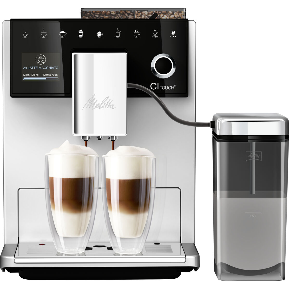 Superautomatisk kaffebryggare Melitta F630-111 Silvrig 1000 W 1400 W 1,8 L - 2