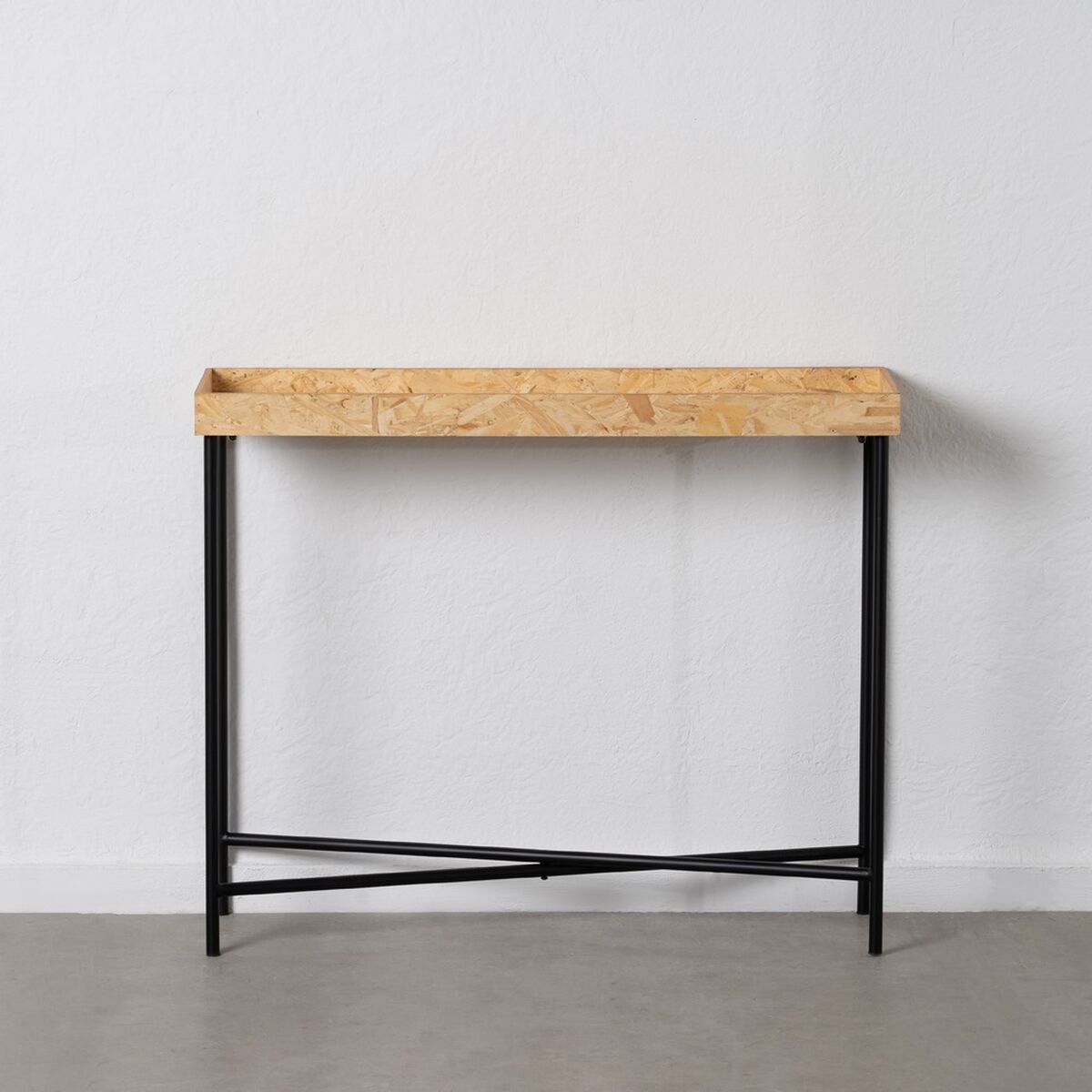 Mottagare Svart Naturell 98 x 32 x 80,5 cm - 7