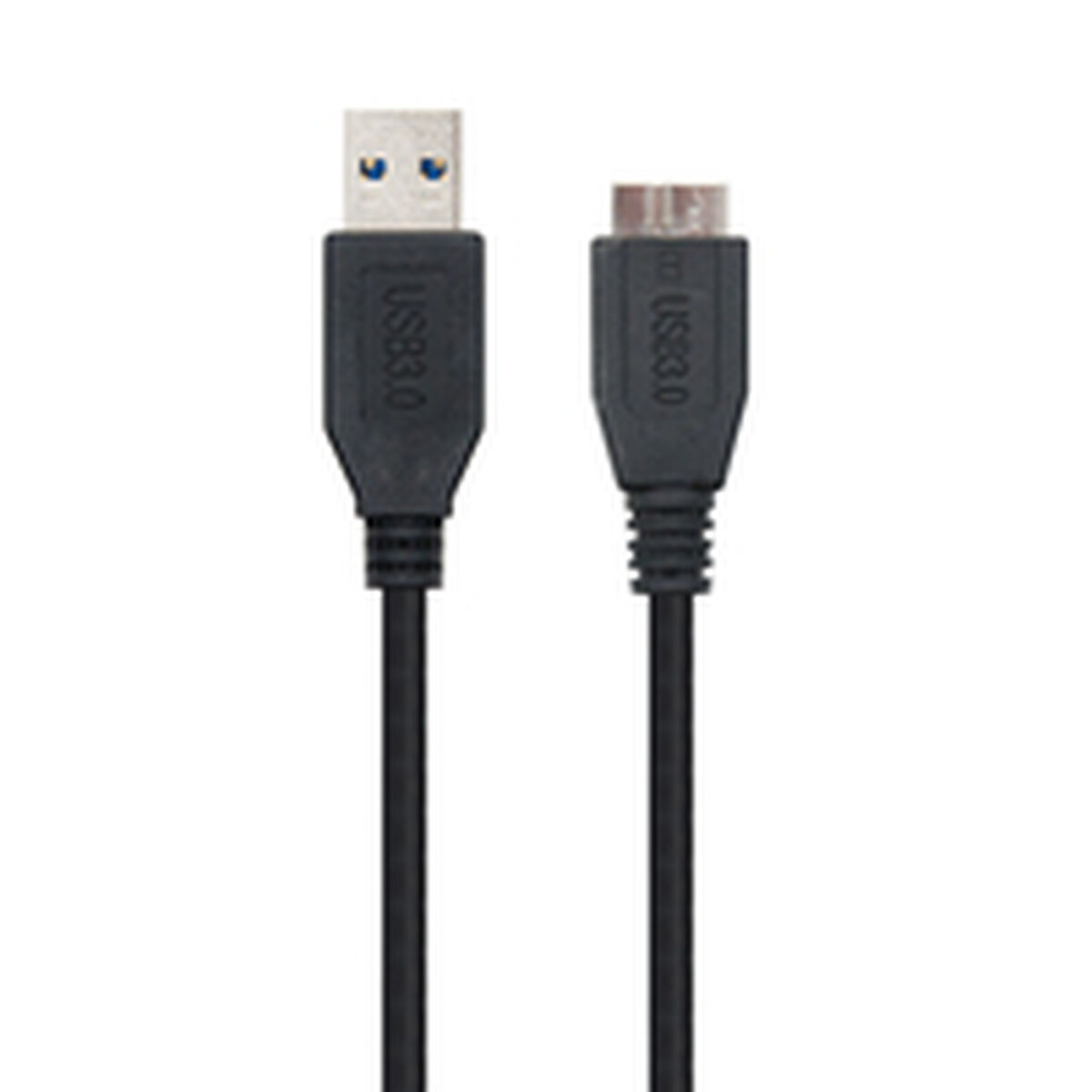 USB 3.0 A till Micro USB B Kabel NANOCABLE 10.01.1102-BK Svart 2 m - 4