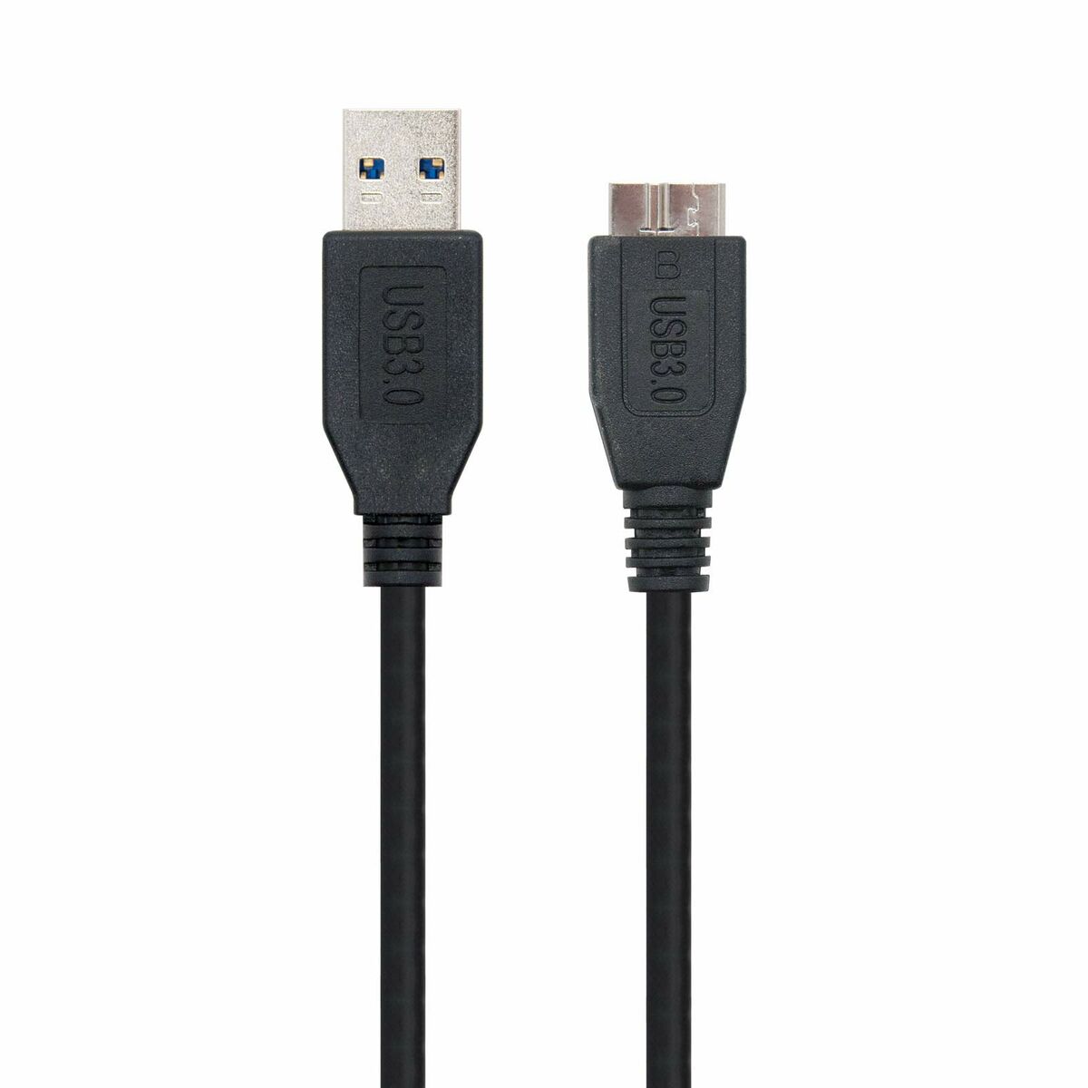 USB 3.0 A till Micro USB B Kabel NANOCABLE 10.01.1102-BK Svart 2 m - 5