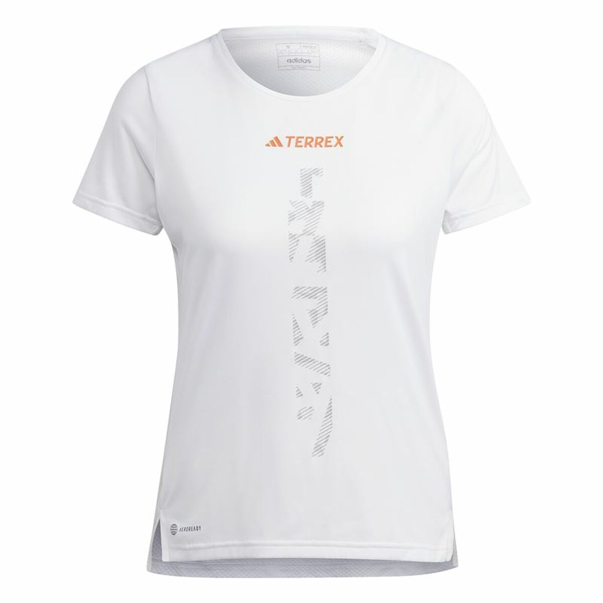 T-shirt med kortärm Dam Adidas Agr Shirt Vit