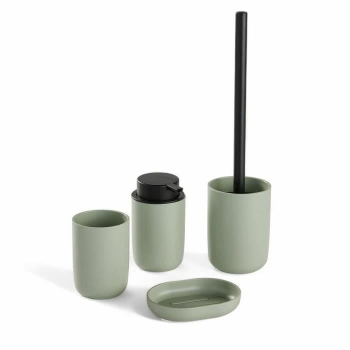 Badkit TODAY HOY Grön Plast Modern 4 Delar (4 antal)