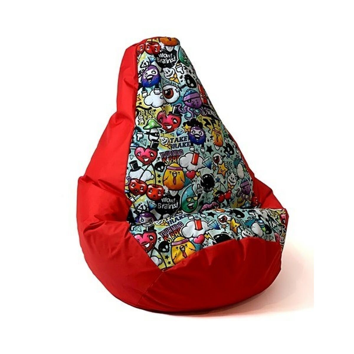 Puff GO GIFT Röd 130 x 90 cm Päron