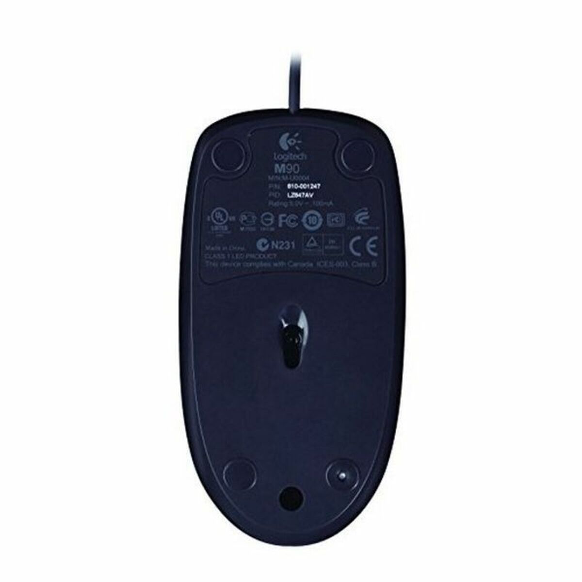Optisk Mus Logitech 910-001793 USB Svart - 3