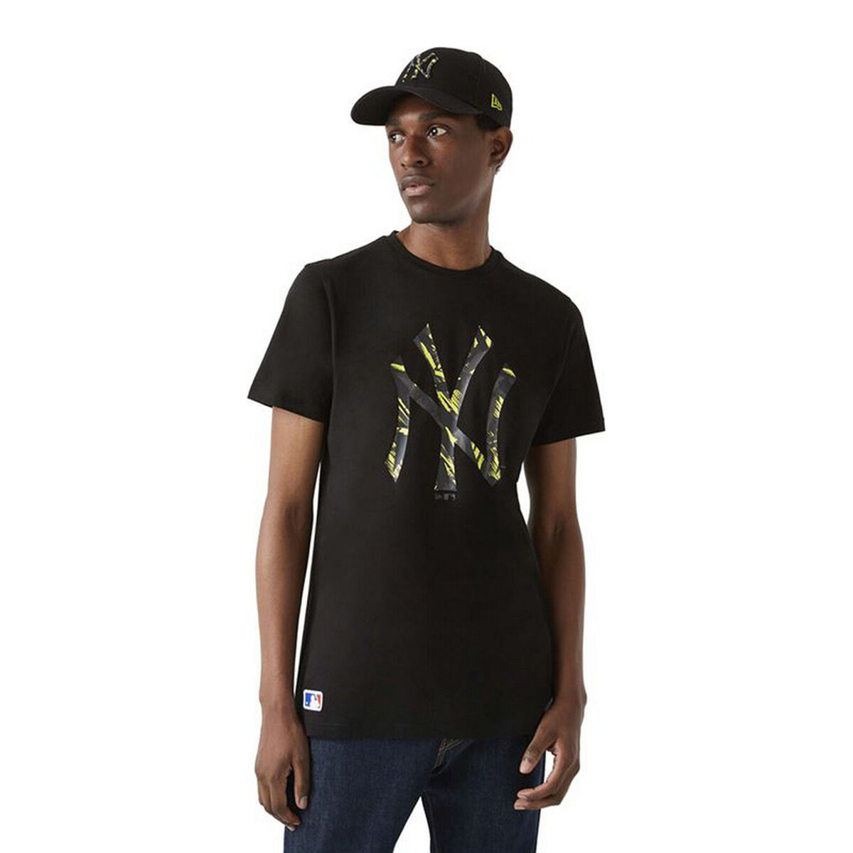 T-shirt med kortärm Herr New Era NY Yankees MLB Storlek XL Svart - 11