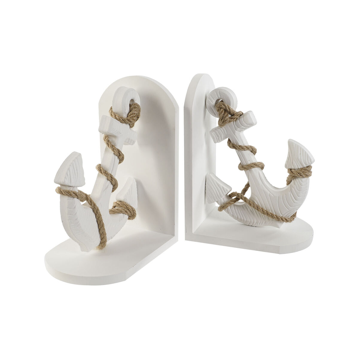 Könyvtámasz Home ESPRIT Trä Snöre Ankare 17 x 12,5 x 23 cm - 5