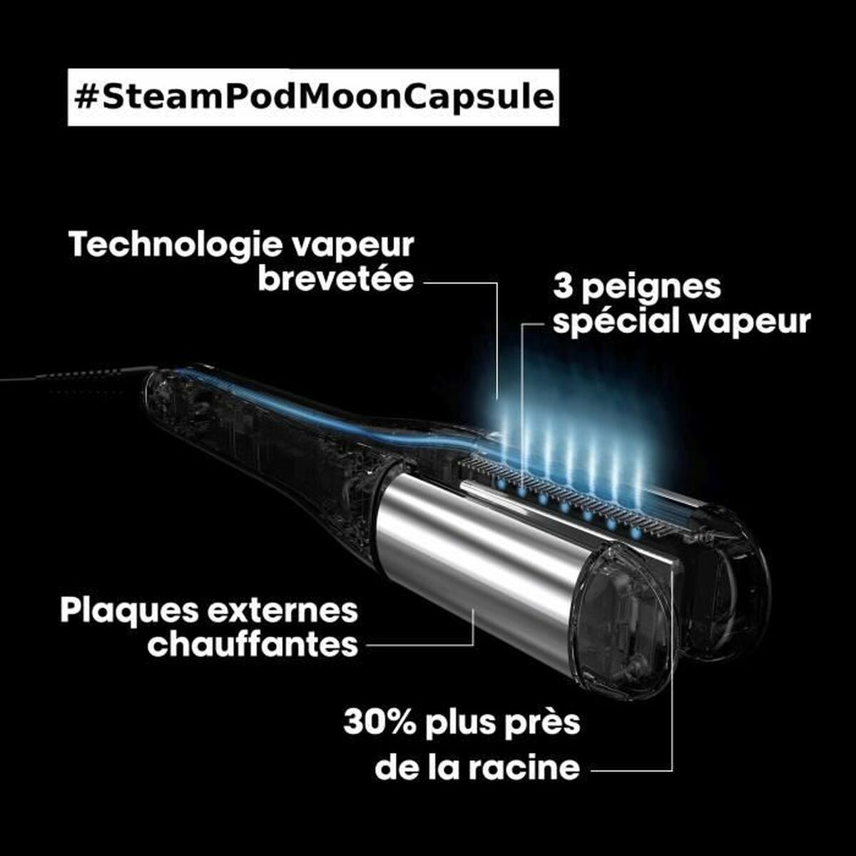 Plattång L'Oreal Professionnel Paris Steampod 4.0 Limited Edition Moon Capsule - 4