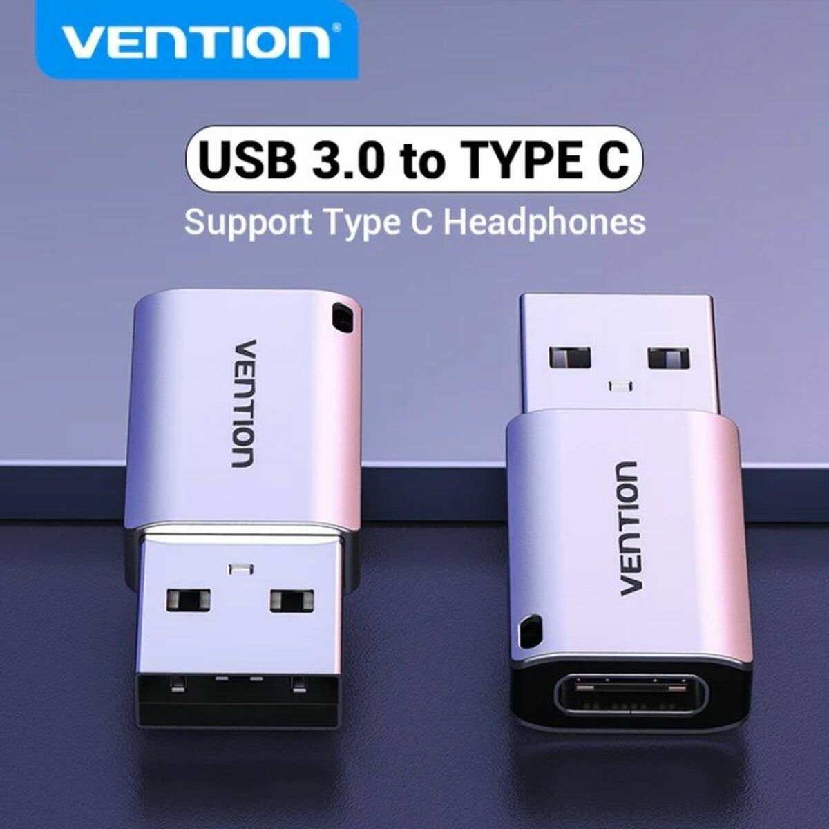 Adapter USB till USB-C Vention CDPH0 - 3