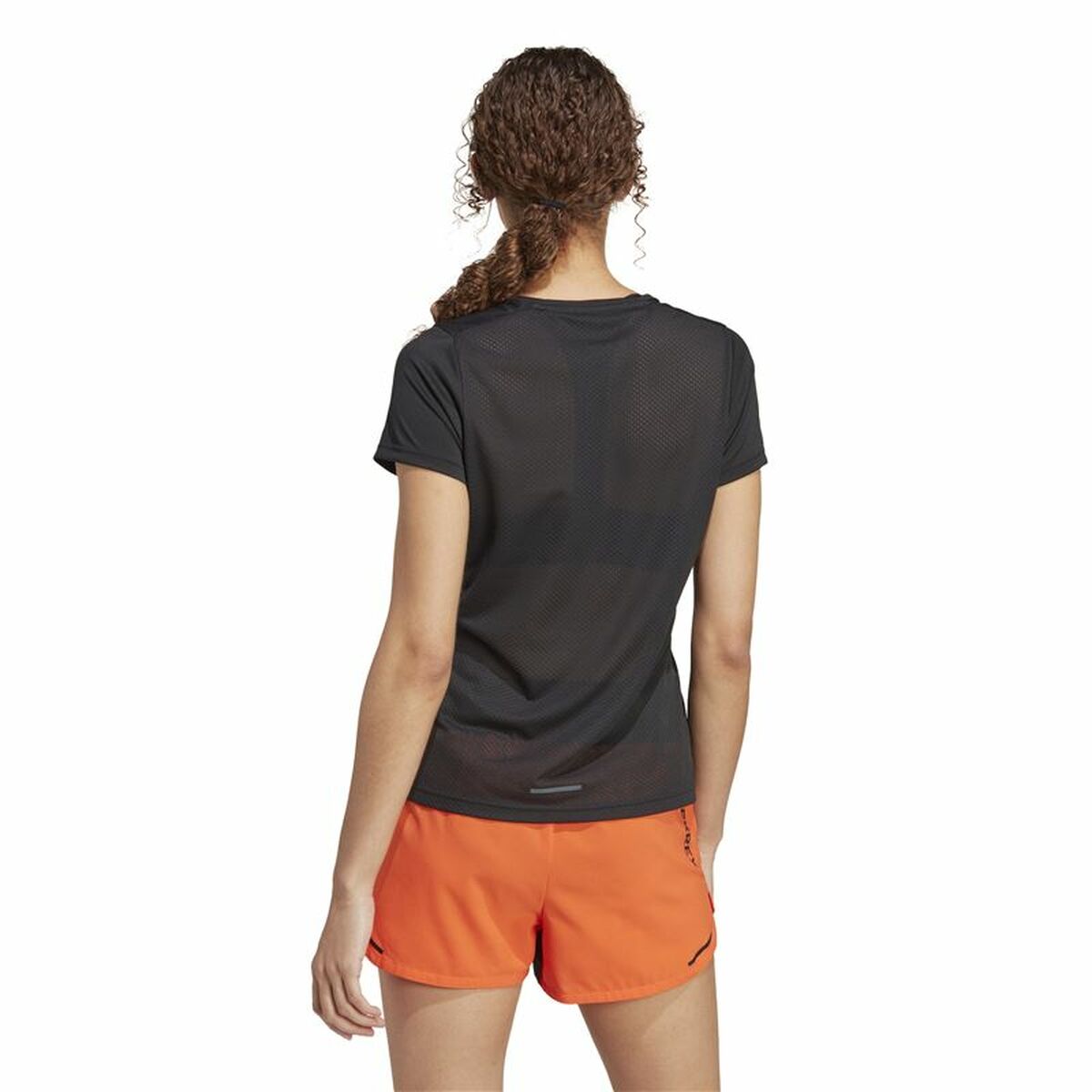 T-shirt med kortärm Dam Adidas Agr Shirt Svart - 3