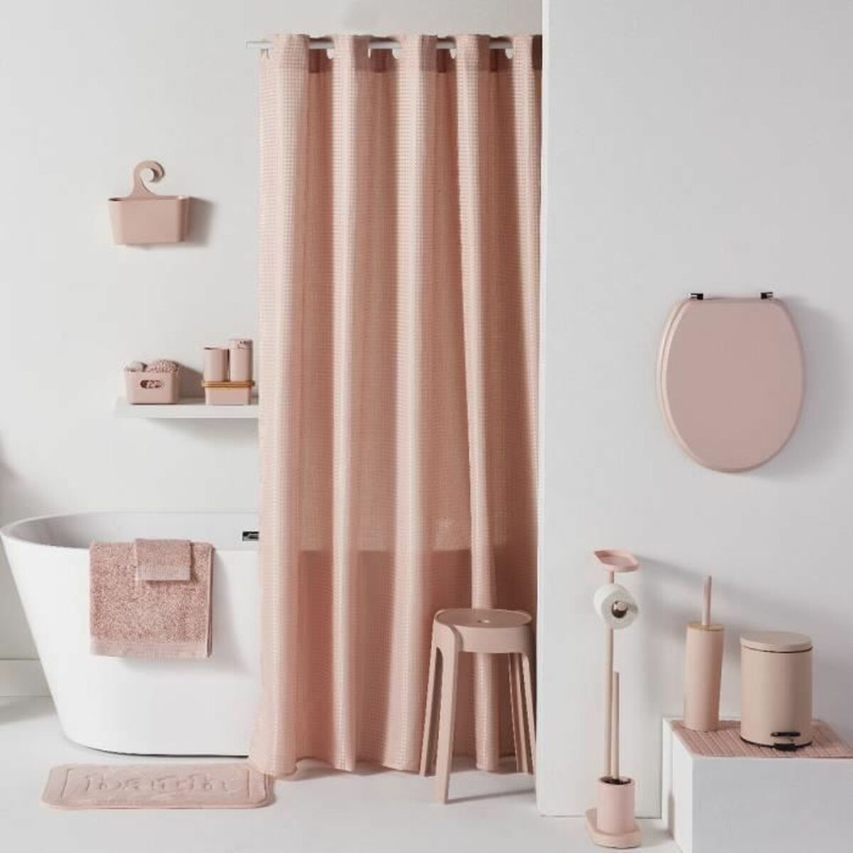 Badkit TODAY HOY Rosa Plast Modern (5 antal) - 2