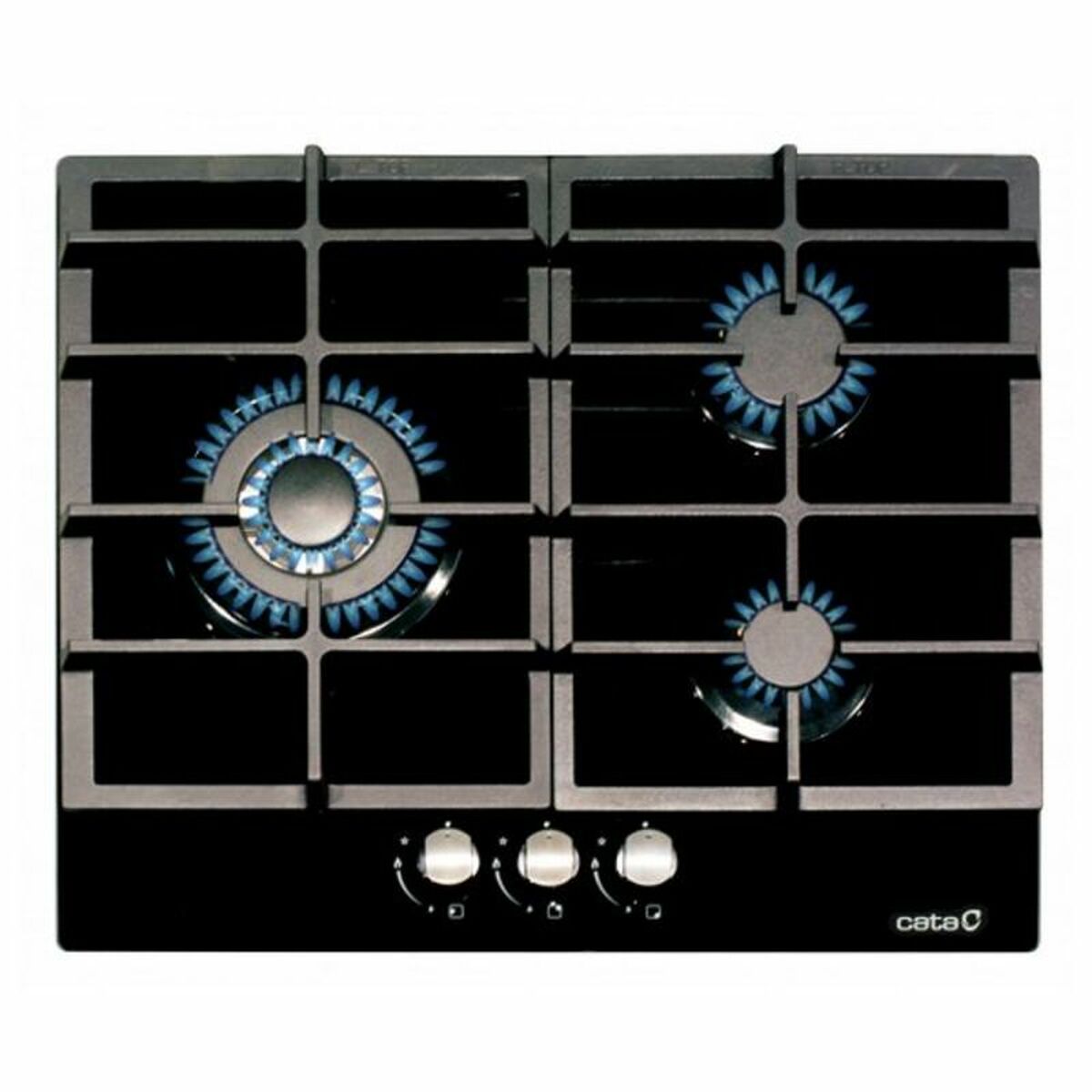 Gasplatta Cata 08068403 60 cm 59 cm 1000 W - 3