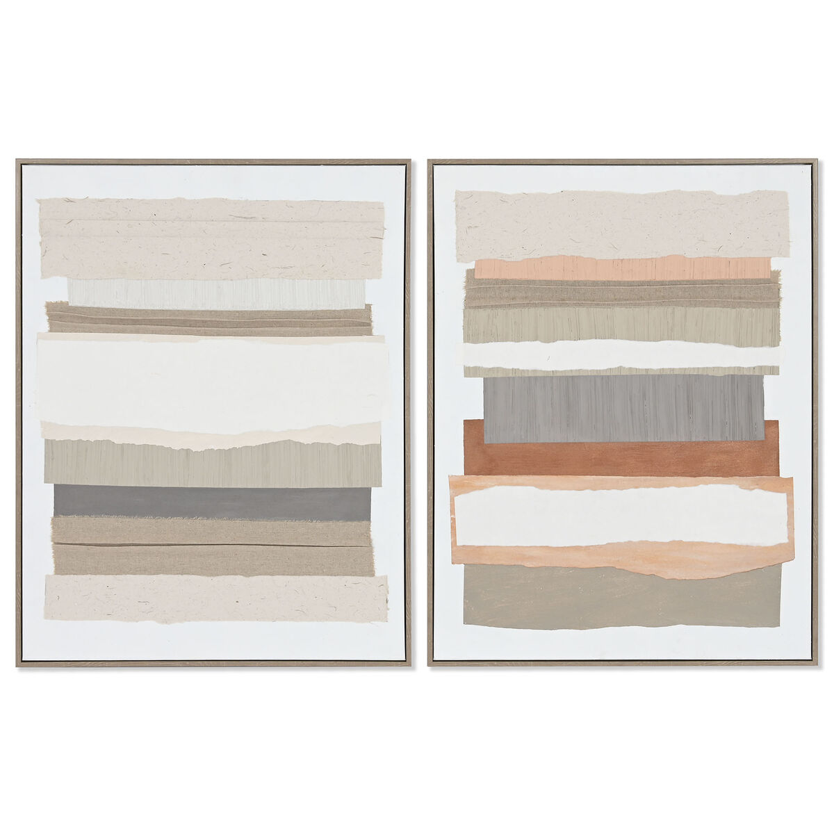 Kanvas Home ESPRIT Furu Kanvas 62 x 4,5 x 82 cm 62,3 x 4,5 x 82,3 cm