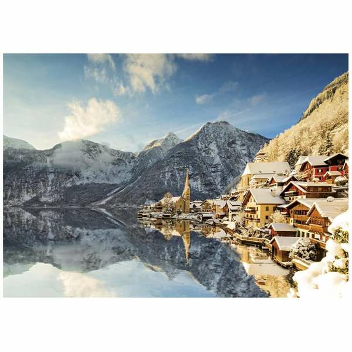Pussel Educa Winter in Hallstatt, Austria - 3