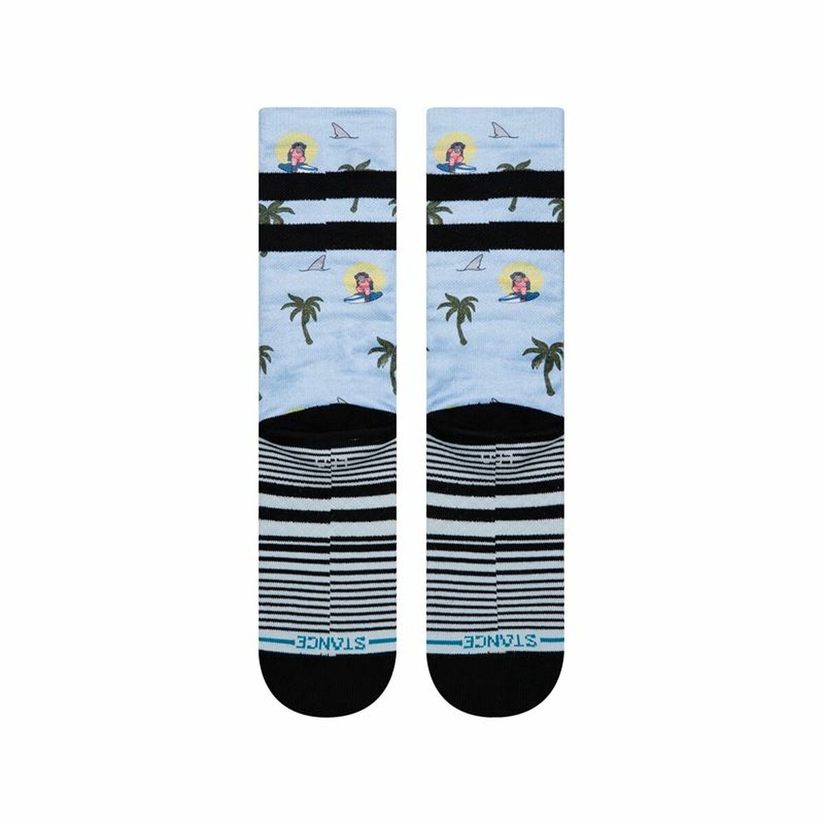 Ankelstrumpor Stance Aloha Monkey Staple Ljusblå 42-46 - 3