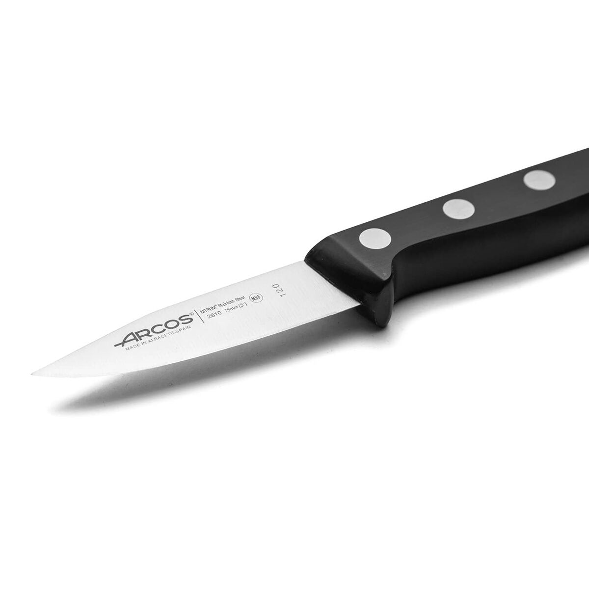 Skalkniv Arcos Universal Rostfritt stål Svart 7,5 cm - 9