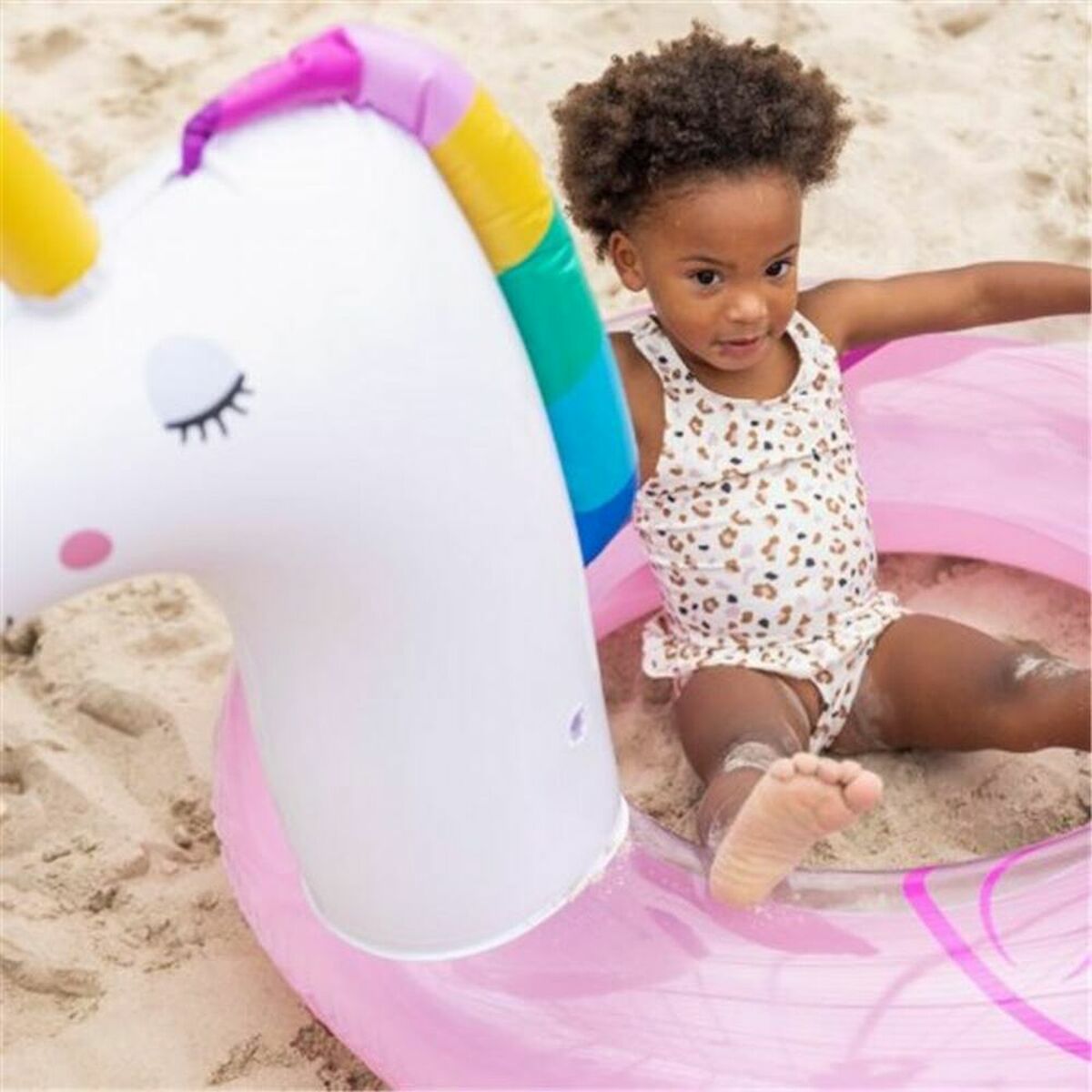Uppblåsbar poolflotta Swim Essentials Unicorn - 5