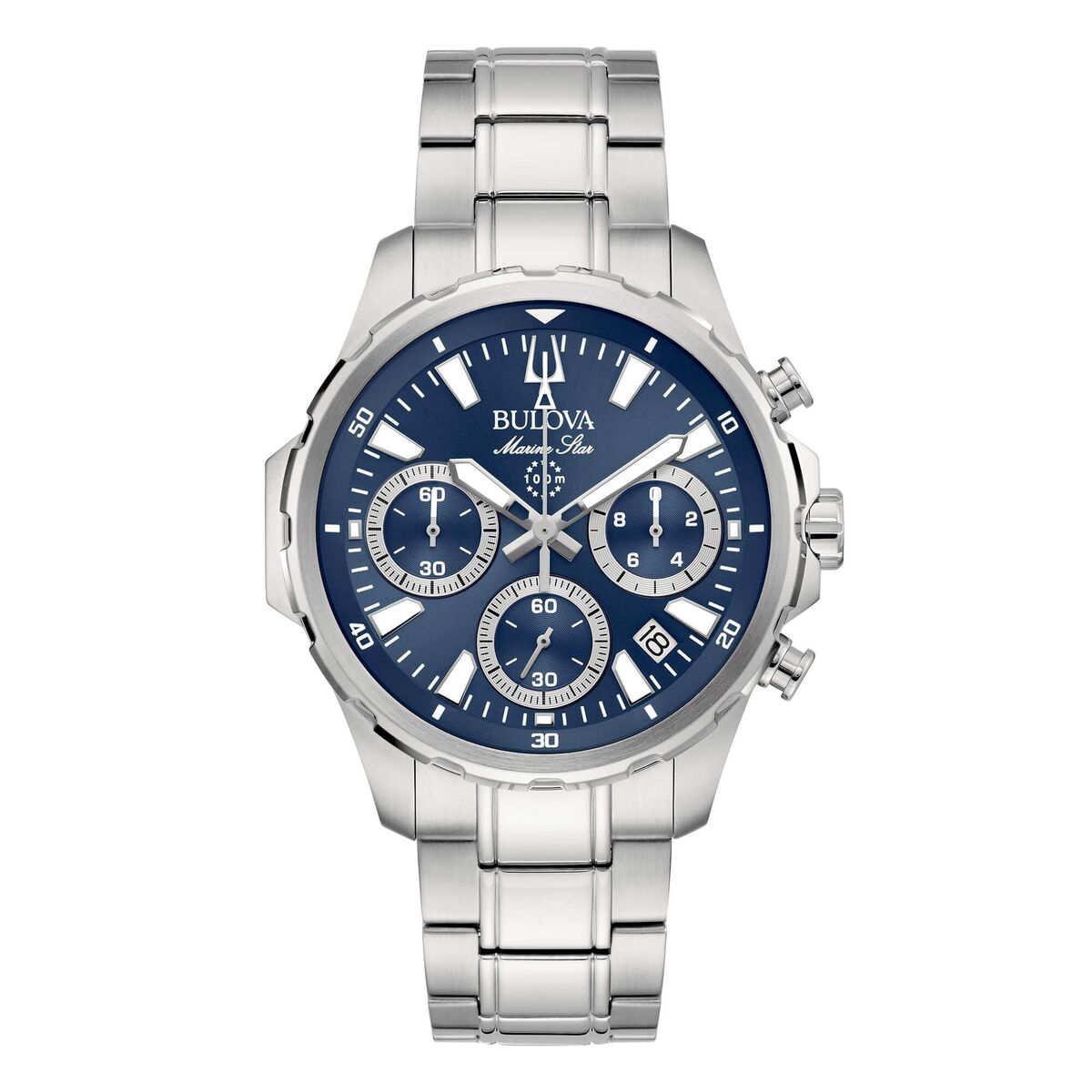 Herrklocka Bulova 96B466 Silvrig