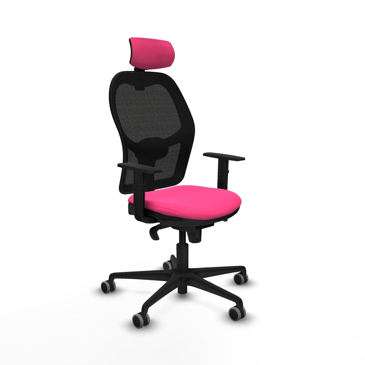 Kontorsstol med nackstöd Jorquera Piqueras y Crespo 1D036G2 Rosa