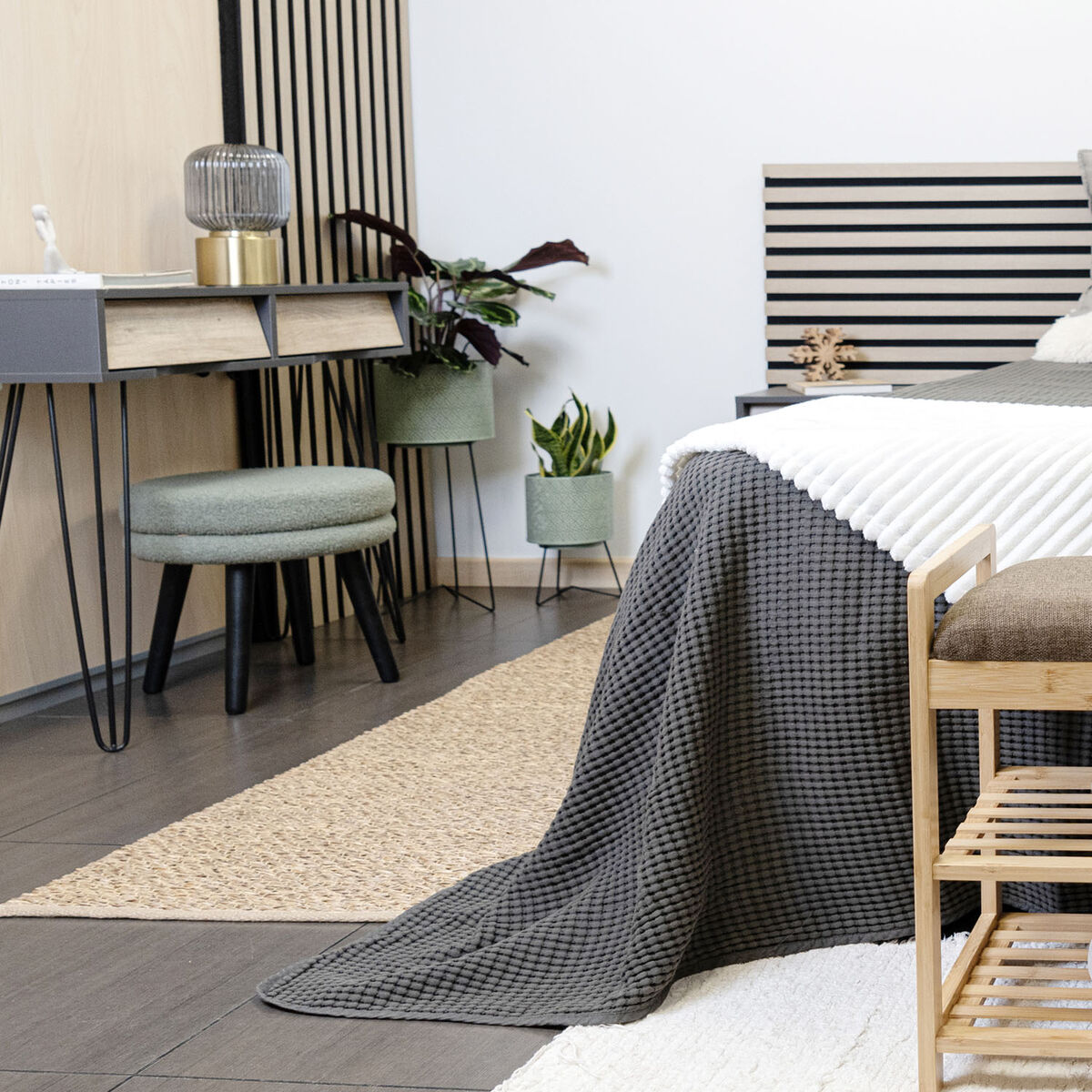 Sittpall Vinthera Moa Trä 39 x 39 x 39,5 cm (2 antal) - 3