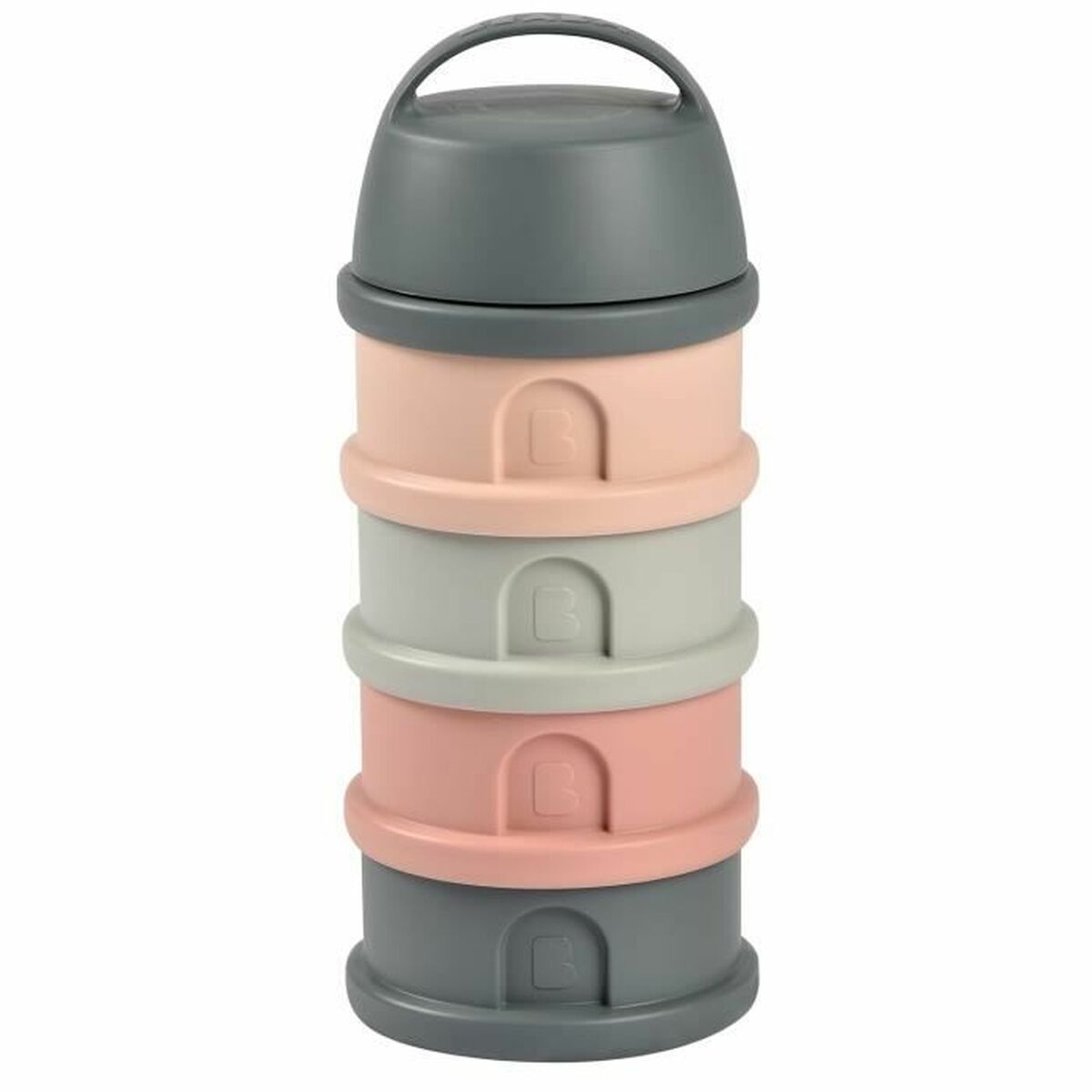 Mjölkpulverdoserare Béaba Rosa/Grå