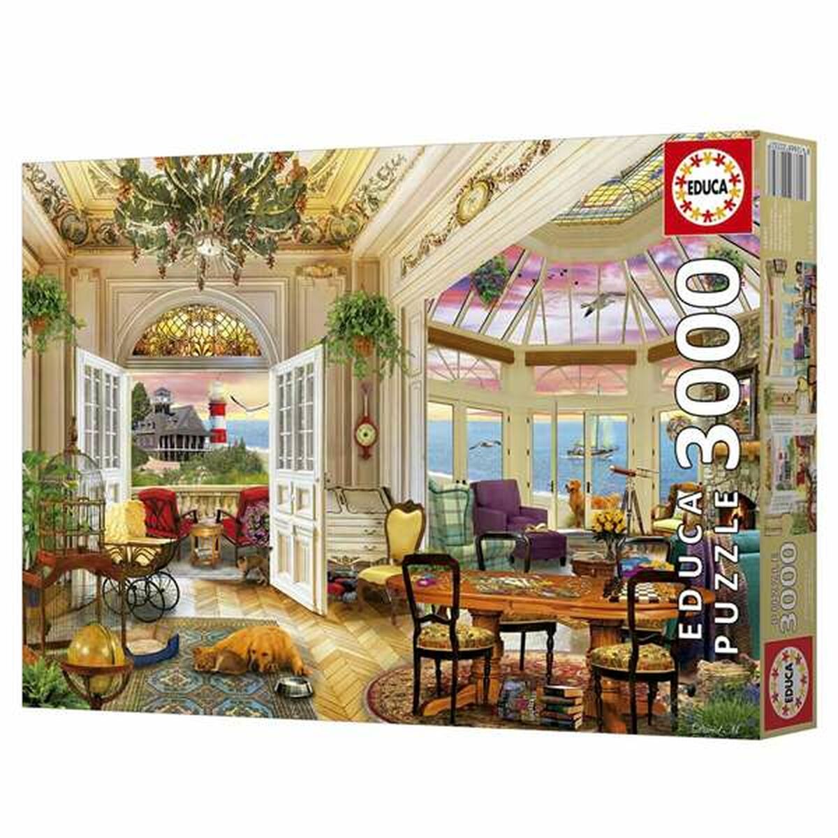 Pussel Educa Life in the Coast 3000 Delar - 3