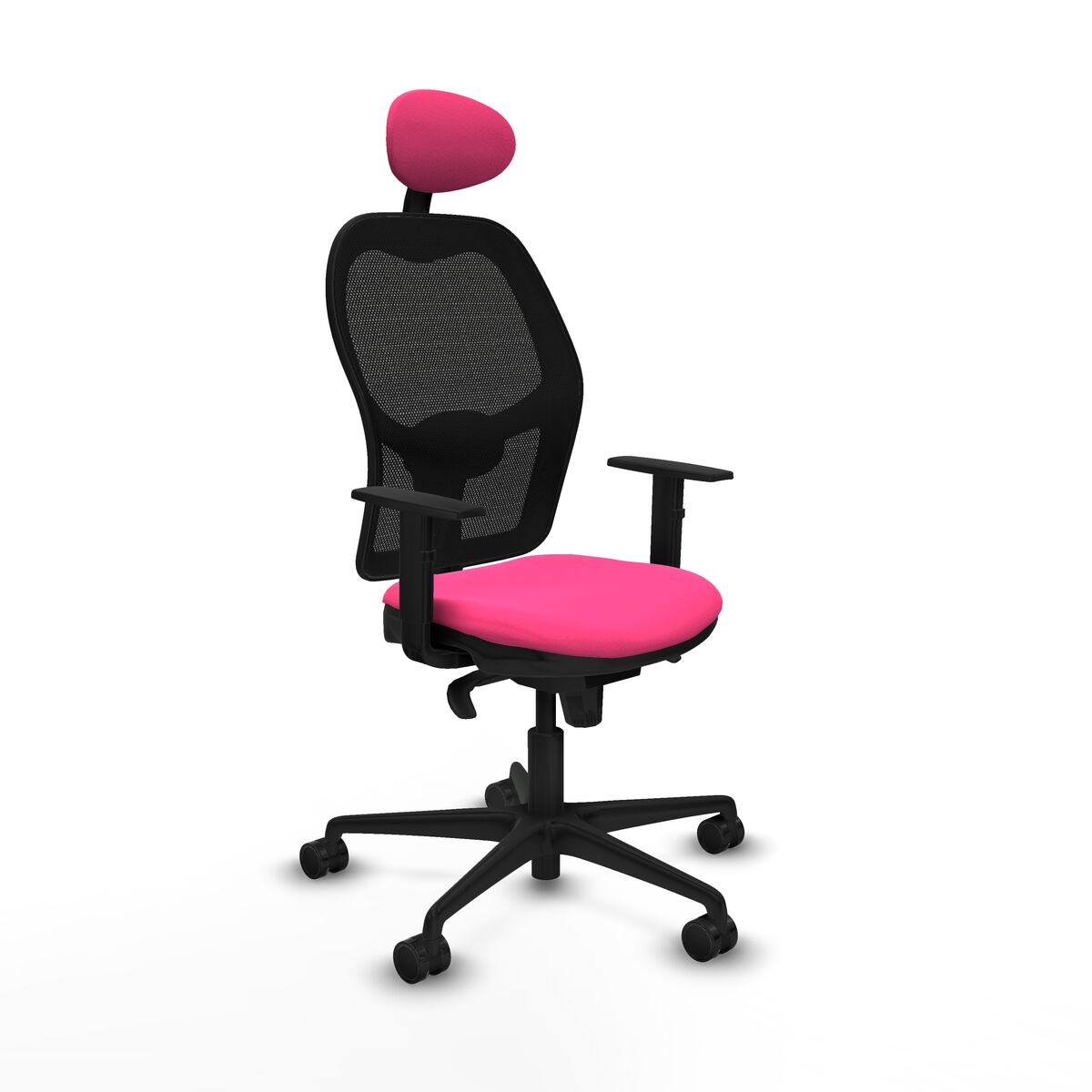 Kontorsstol med nackstöd Jorquera Piqueras y Crespo 1D036N1 Rosa