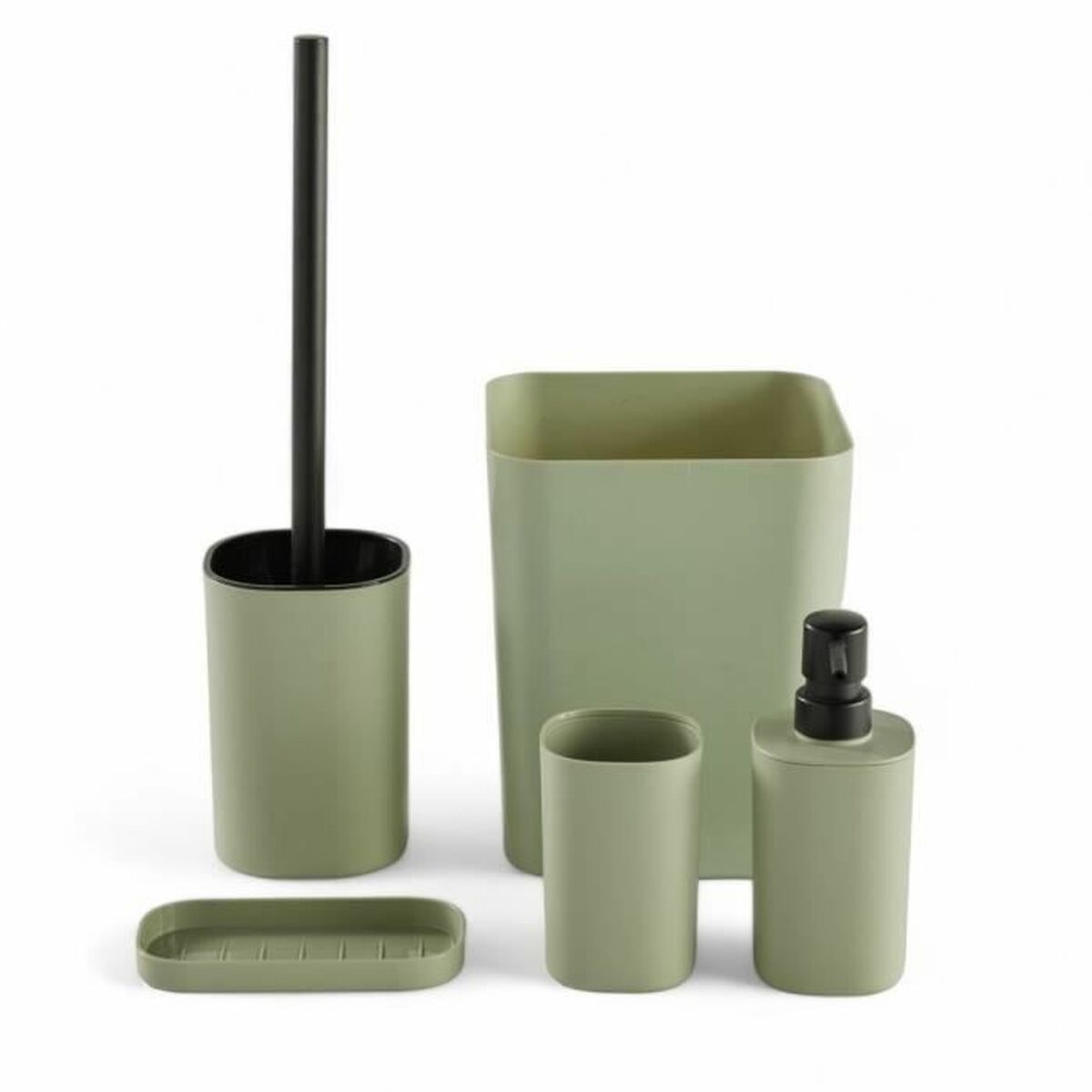 Badkit TODAY HOY Grön Plast Modern (5 antal)
