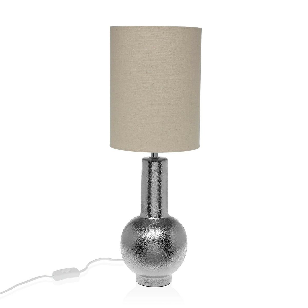 Bordslampa Versa Silvrig Keramik 20 x 57 x 20 cm - 2