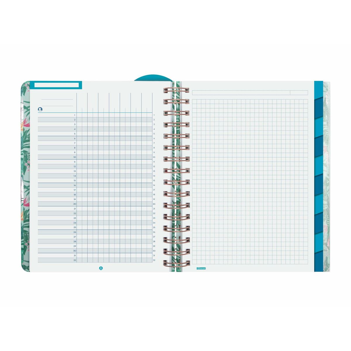 Dagbok Finocam Tropic Multicolour Quarto 15,5 x 21,2 cm 2024-2025 Undervisning - 5