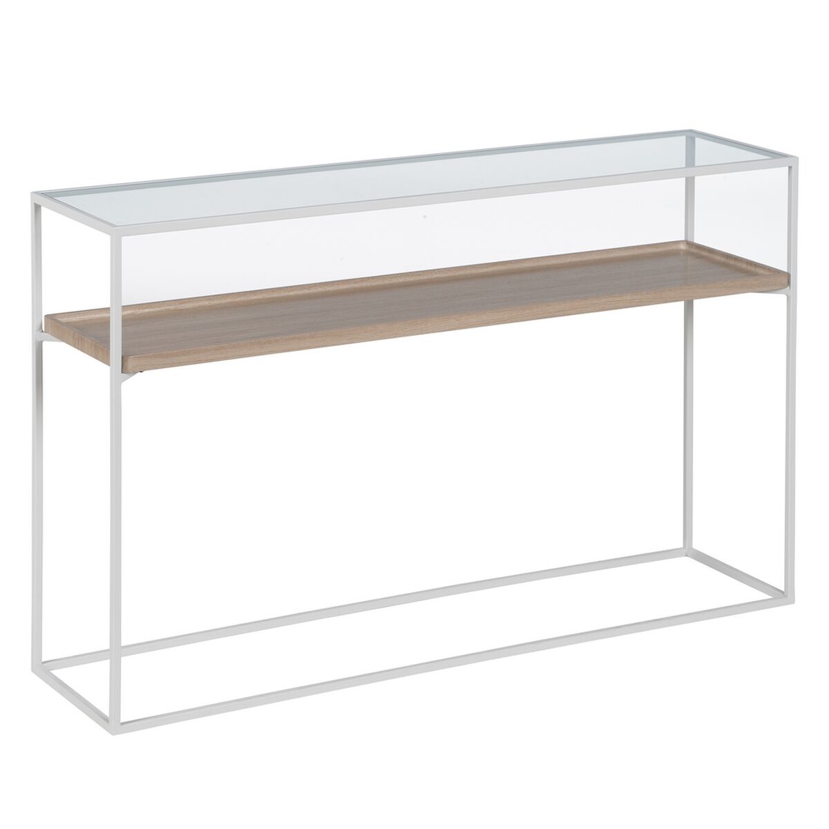 Mottagare Vit Naturell 120 x 30 x 75 cm