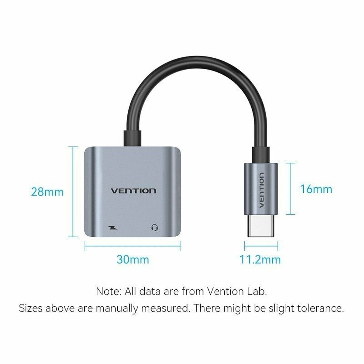 USB-HUB-C Vention BGZHA 15 cm - 2