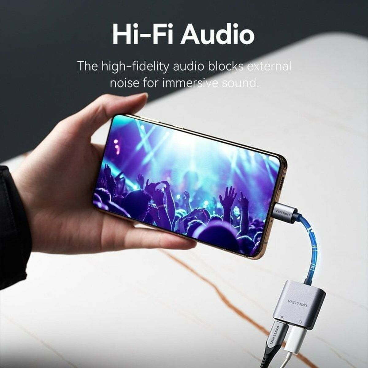 USB-HUB-C Vention BGZHA 15 cm - 3