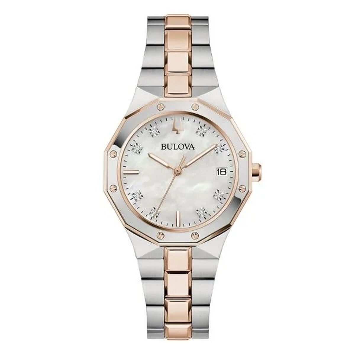 Herrklocka Bulova 98P235 Silvrig
