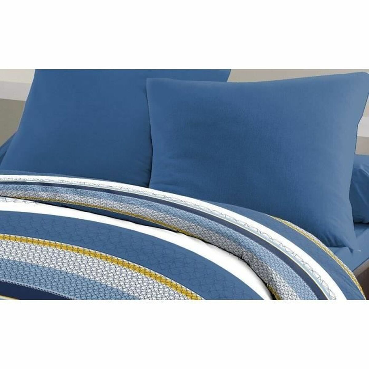 Påslakan HOME LINGE PASSION Stanis Blå 220 x 240 cm - 2