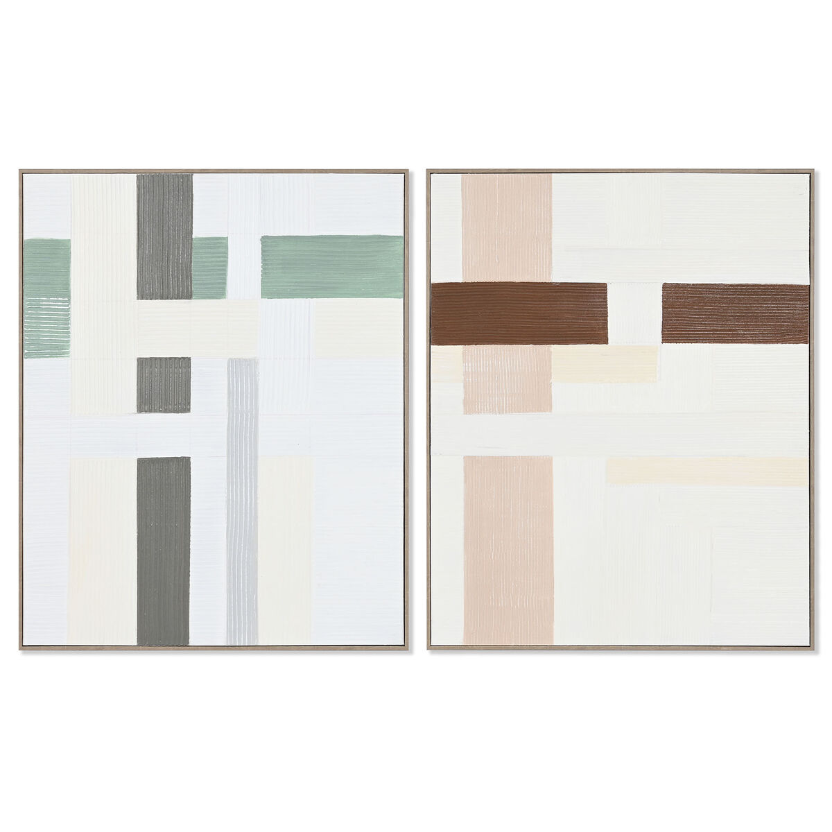Kanvas Home ESPRIT Furu Kanvas 82 x 4,5 x 102 cm 82,2 x 4,5 x 102 cm