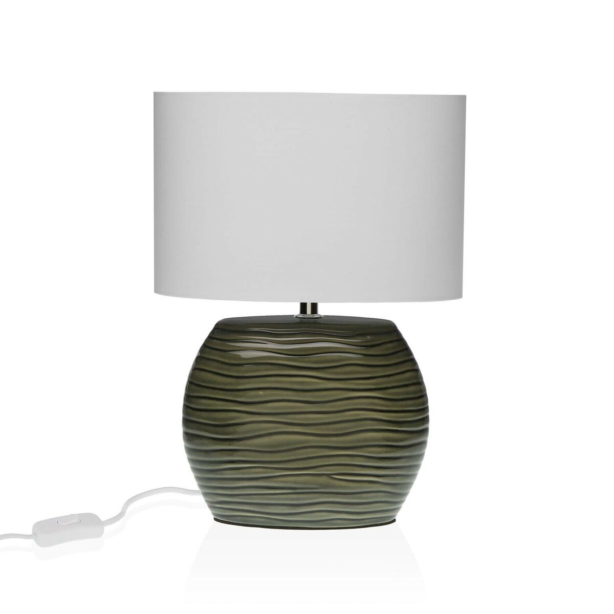 Bordslampa Versa Grå Keramik 13 x 33 x 25 cm - 2