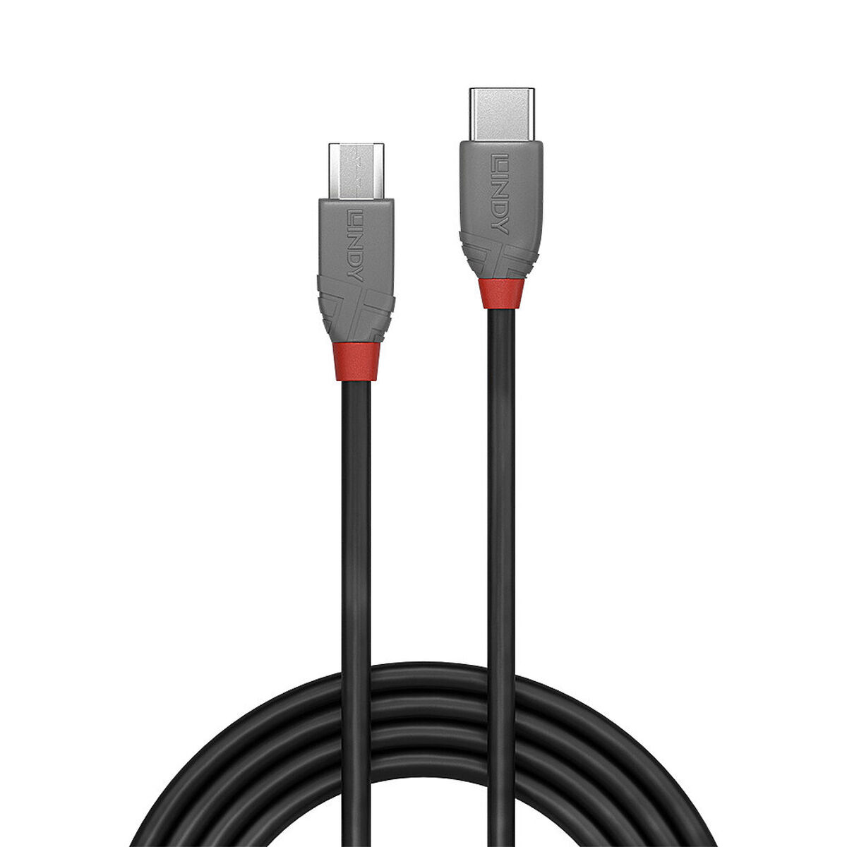 USB-kabel LINDY 36892 Svart Svart/Grå 2 m - 2