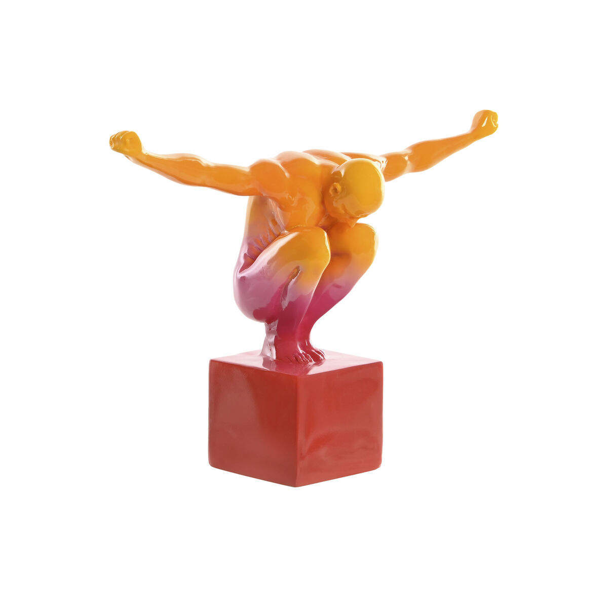 Prydnadsfigur Home ESPRIT Multicolour 32 x 11 x 23 cm
