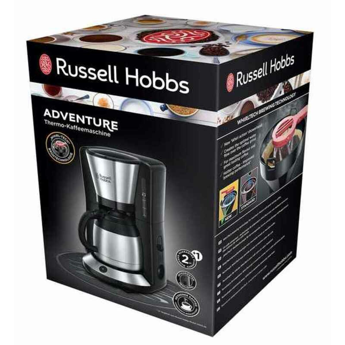 Kaffebryggare Russell Hobbs 24020-56 Grå 1100 W 1 L - 2