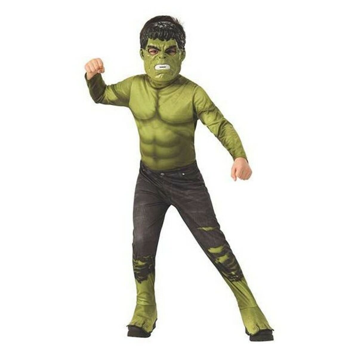 Maskeraddräkt för barn Hulk Avengers Rubies 700648_L Grön Lila - 4