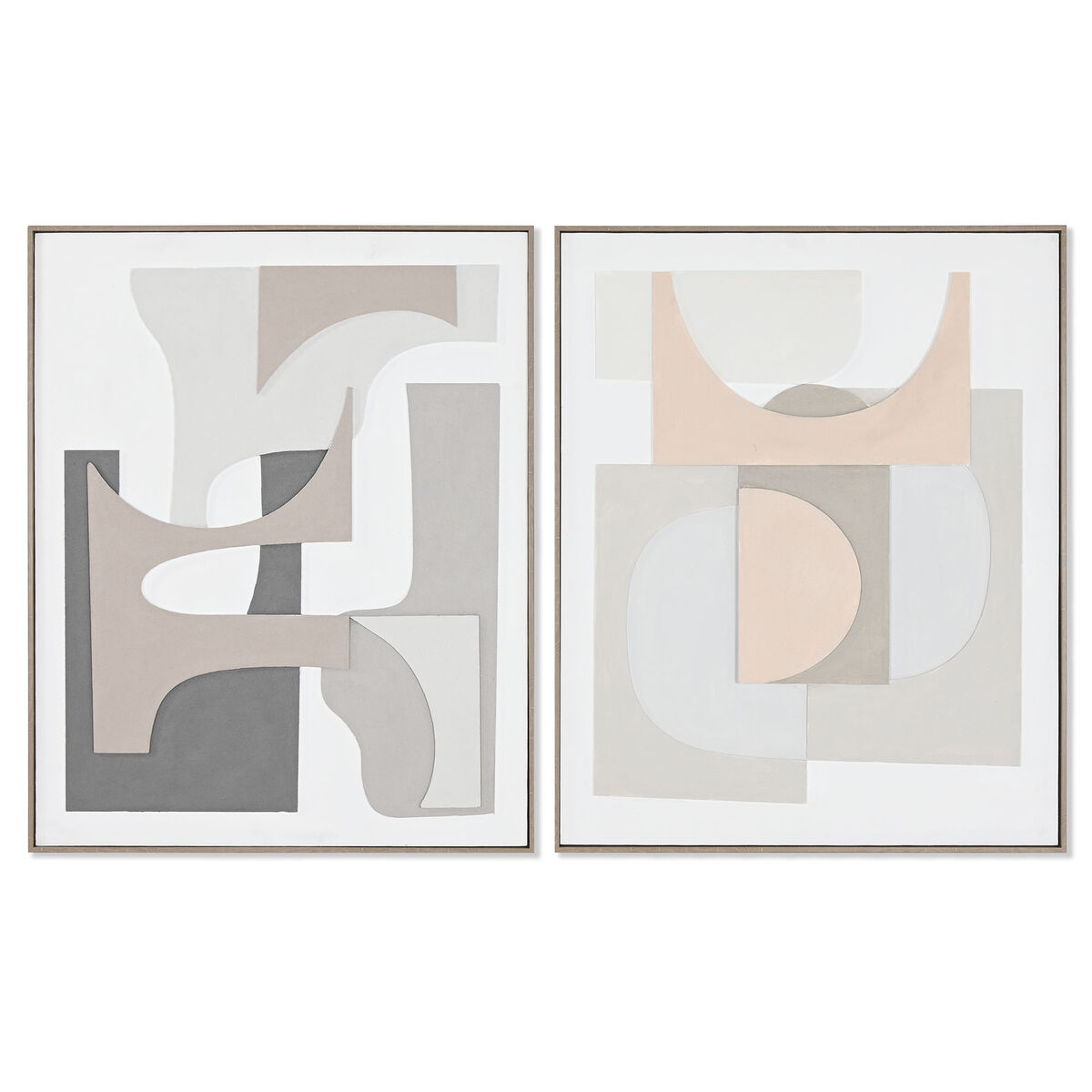 Kanvas Home ESPRIT Furu Kanvas 82 x 4,5 x 102 cm 82,3 x 4,5 x 102 cm