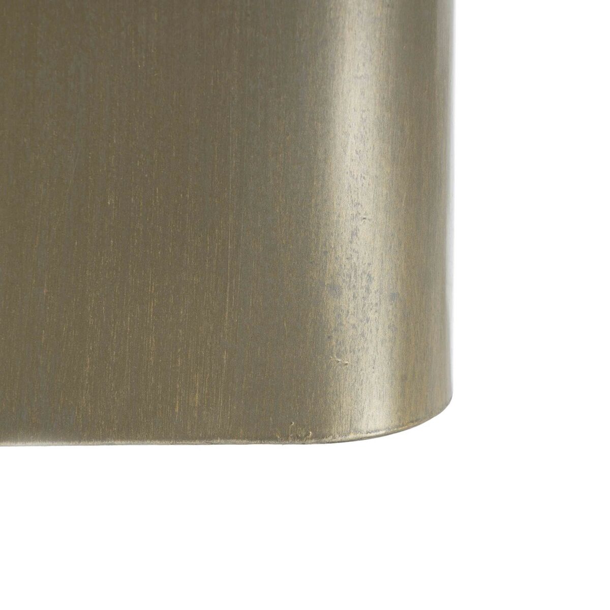 Sidobord 50,5 x 50,5 x 51 cm Glas Svart Gyllene Metall - 2